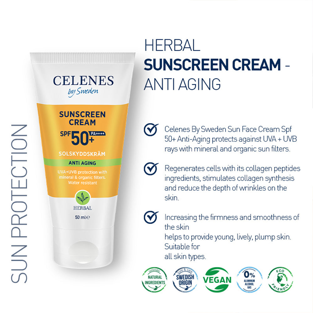 Herbal Zonnecrème Anti Age Spf 50+