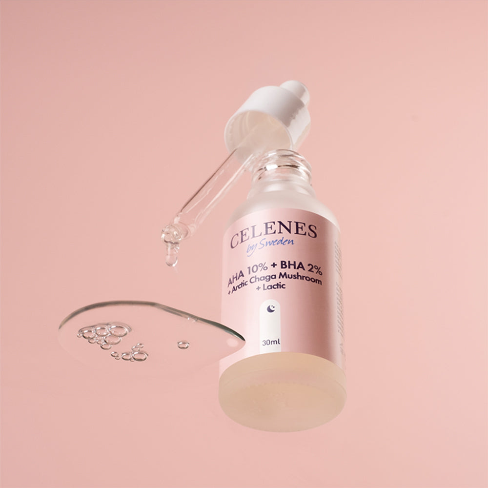 Rena AHA 10% + BHA 2% + Lactic + Artic Age Mushroom Serum