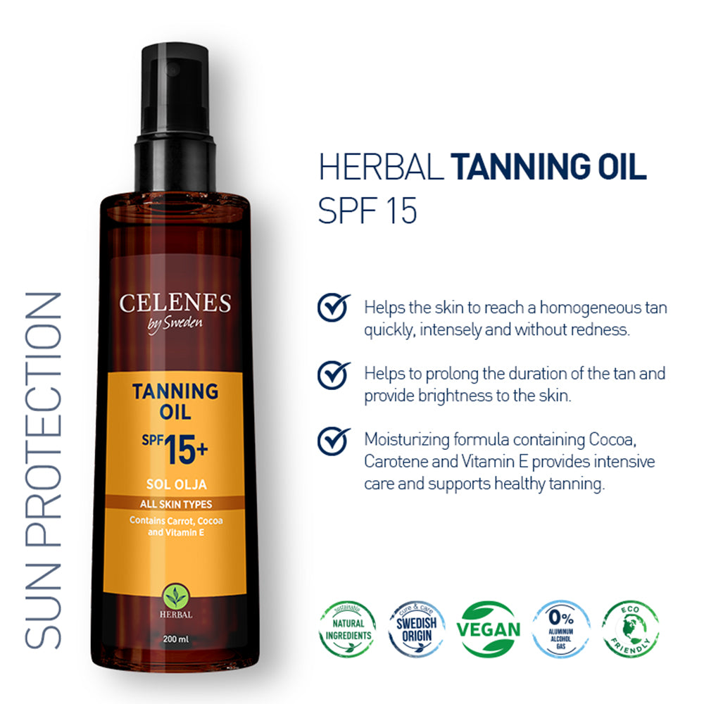 Herbal Tanning Oil Spf 15